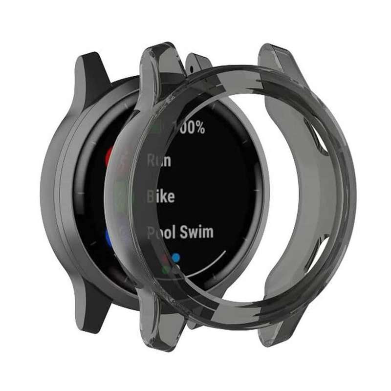 Killer Deals 40mm TPU Bump Guard Case Compatible with Garmin Vivoactive 4S- Black