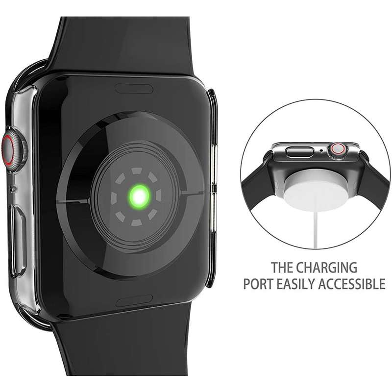 Killer Deals PC Protective Case & Glass Screen Protector for 42mm Apple Watch