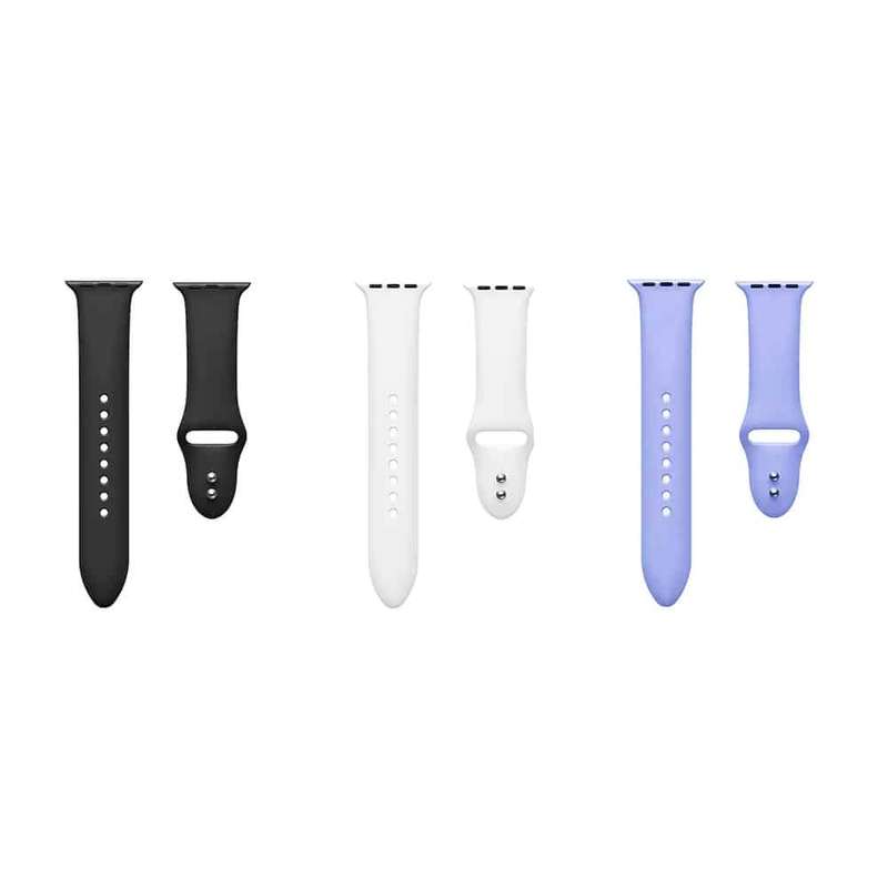 Slim Style Silicone Strap for 38/40/41mm Apple Watch- Lilac