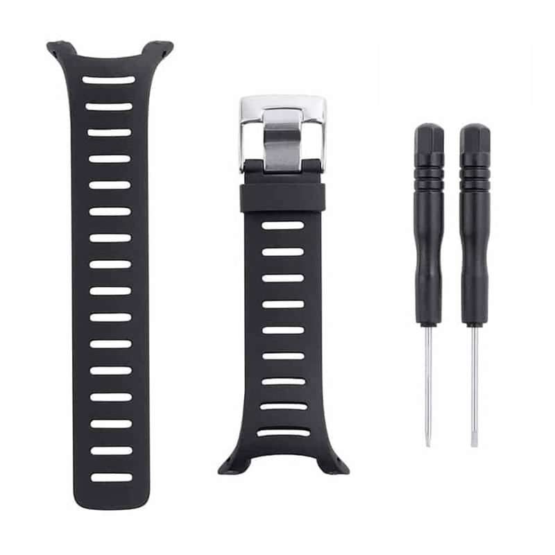 Killer Deals 34mm Silicone Strap for Suunto T1/T1C/T3/T3C/T3D/T4C/T4D- Black