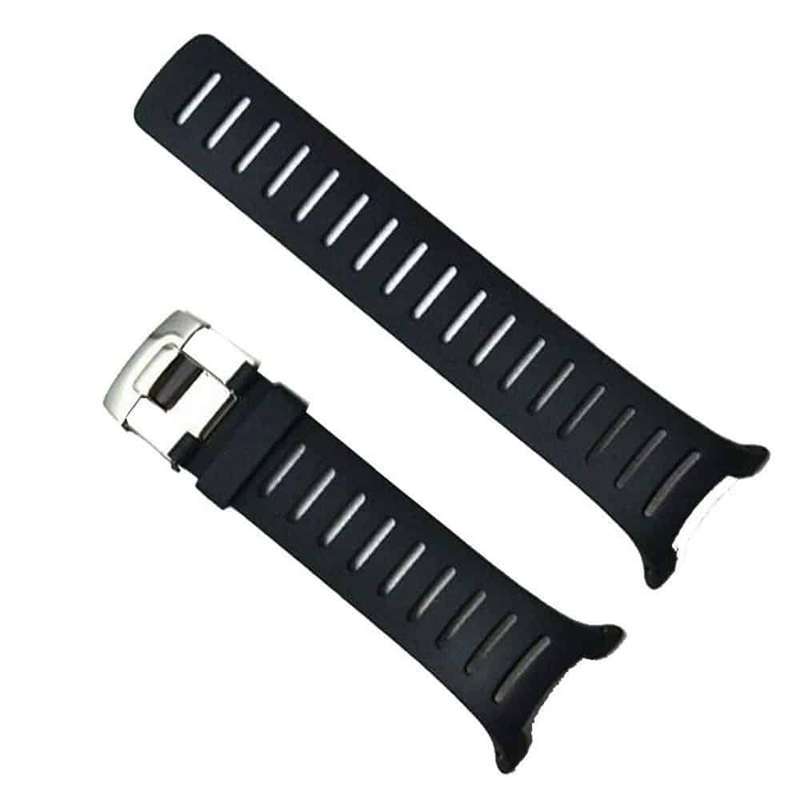 Killer Deals 34mm Silicone Strap for Suunto T1/T1C/T3/T3C/T3D/T4C/T4D- Black