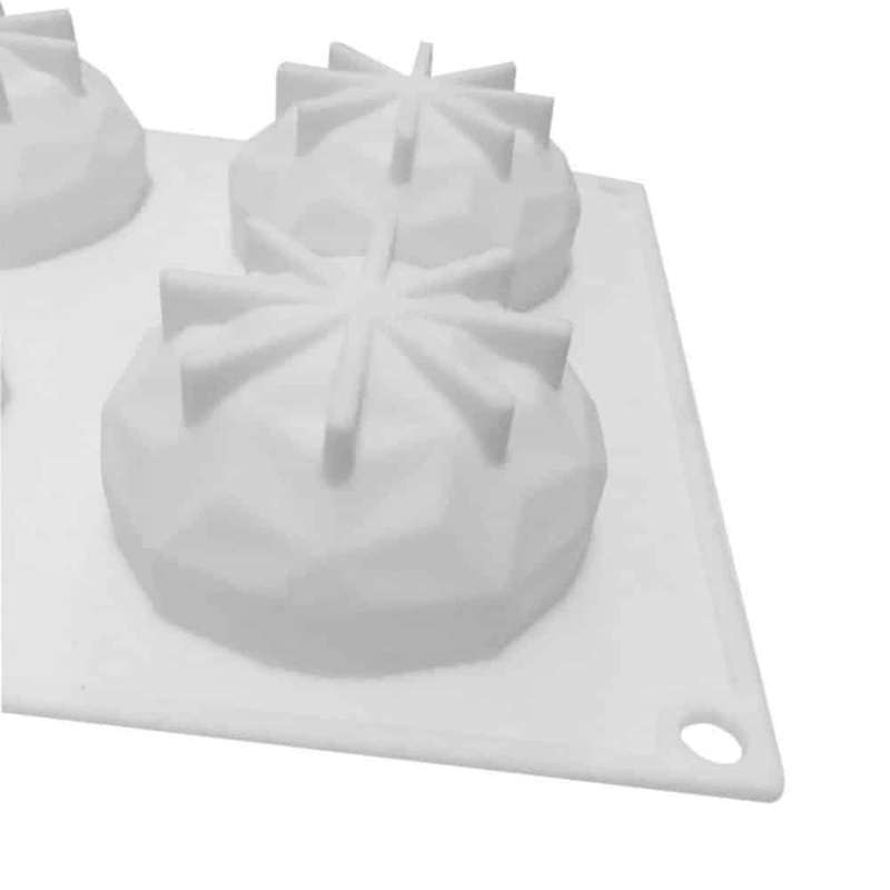 Non-Stick Mini 3D Diamond Silicone Baking Dessert Mould