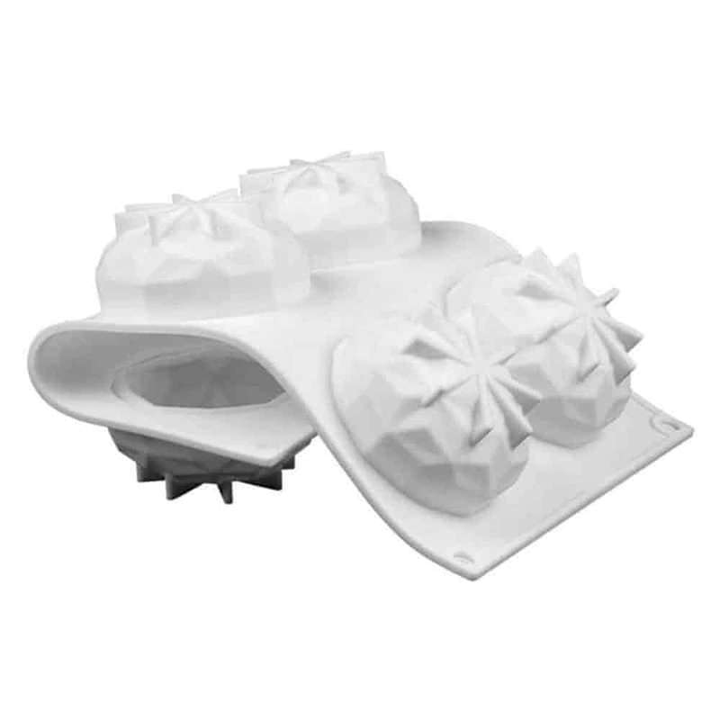 Non-Stick Mini 3D Diamond Silicone Baking Dessert Mould