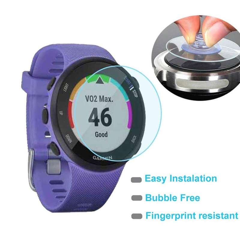 Killer Deals 35mm Glass Screen Protector for Garmin Forerunner 45S x2 Combo