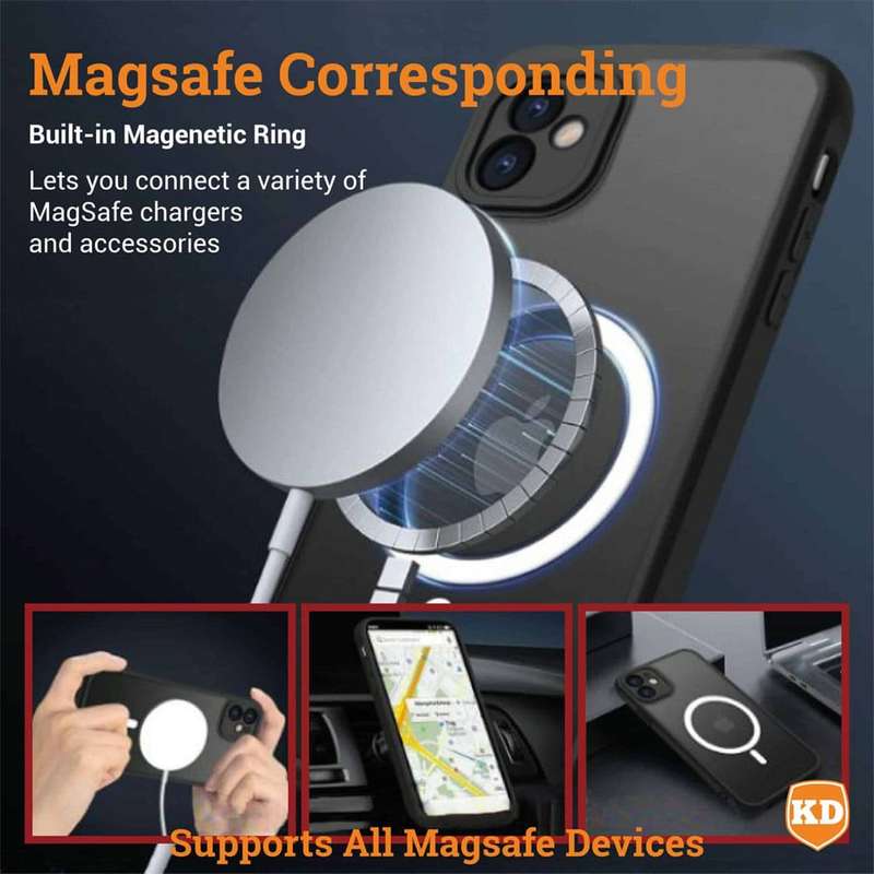 Killer Deals Black MagSafe Magnetic Case Back Cover for iPhone 11