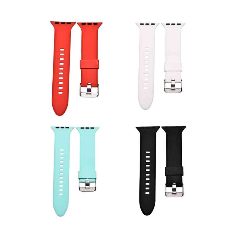 Silicone Strap for 42/44/45/49mm Apple Watch - Red
