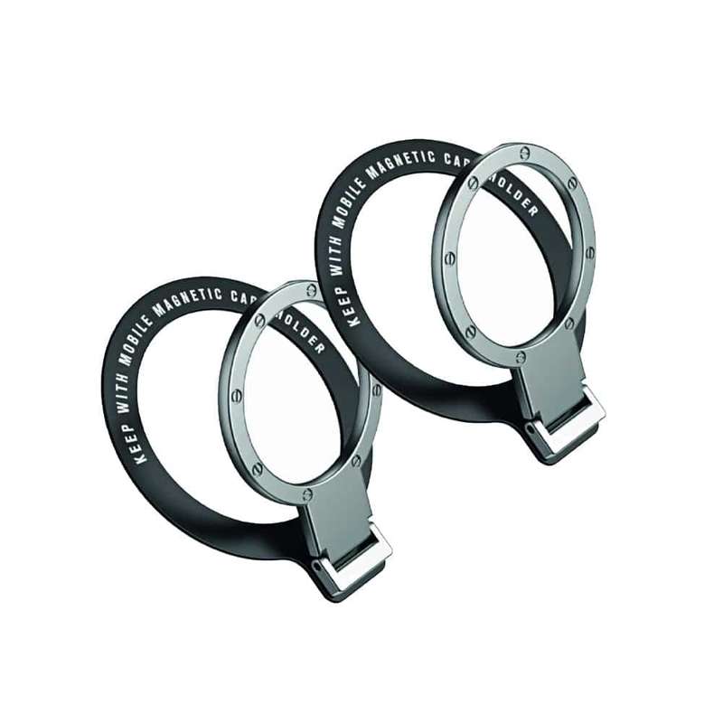 Magnetic MagSafe Phone Ring Kickstand for iPhone / Samsung x2 Combo