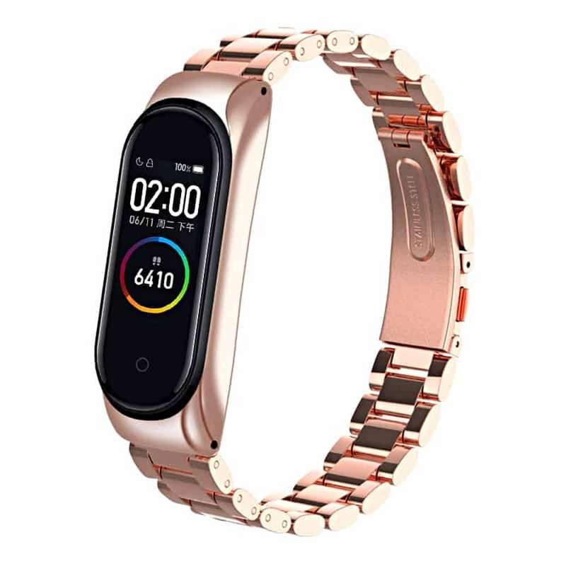 Killer Deals 3 Links Stainless Steel Band For Xiao Band 5/6 - Silver