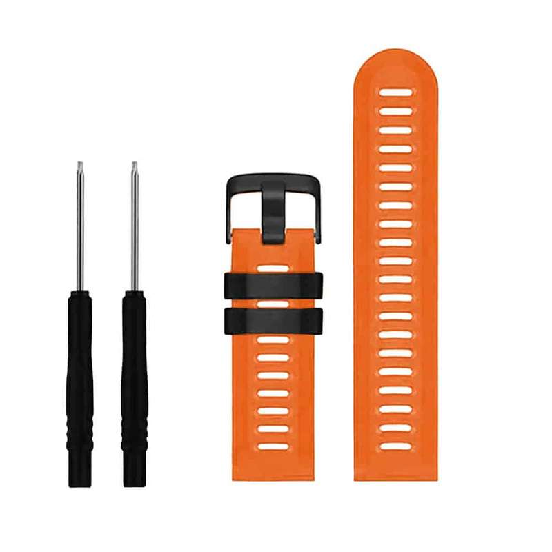 Killer Deals 26MM Garmin Fenix 3/5X/6X Silicone Strap - Orange