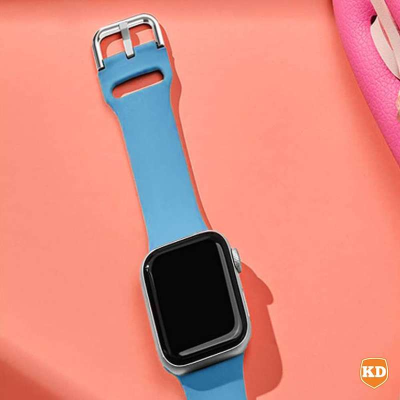 Killer Deals Silicone Strap for 42/44/45/49mm Apple Watch- Frost Blue