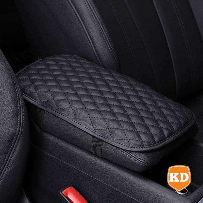 Killer Deals Car PU Leather Non-Slip Soft Armrest Centre Console Cover Mat