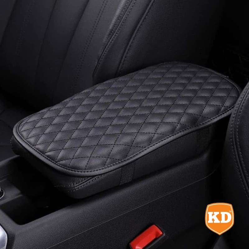 Killer Deals Car PU Leather Non-Slip Soft Armrest Centre Console Cover Mat