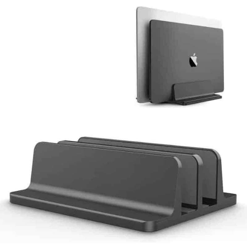 Killer Deals Aluminum Double Vertical Desktop Laptop Tablet Stand