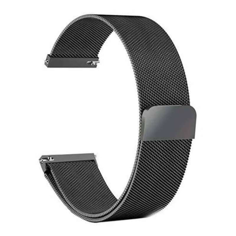 Killer Deals universal 20mm replacement milanese strap - Black (S/M)