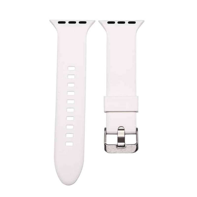 Silicone Strap for 42/44/45/49mm Apple Watch - White