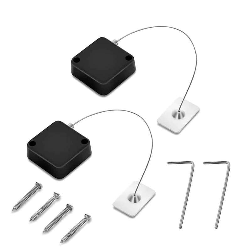 Killer Deals Anti-Theft Retractable Cable Lock for Tablet/Laptop/Smartphone x 2 Combo