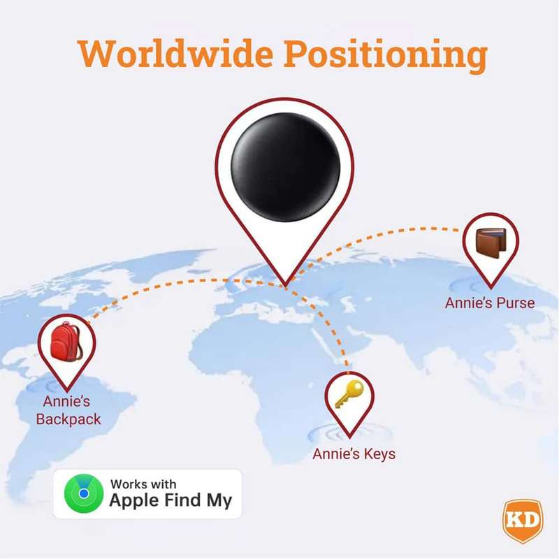 Killer Deals GPS Tracker Tag & Case for Apple Find My- Anti-Loss Cars Pets Kids