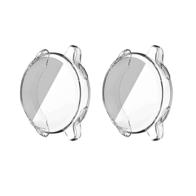 Electroplated TPU case for Garmin vivoactive 4S x2 - Clear - Combo