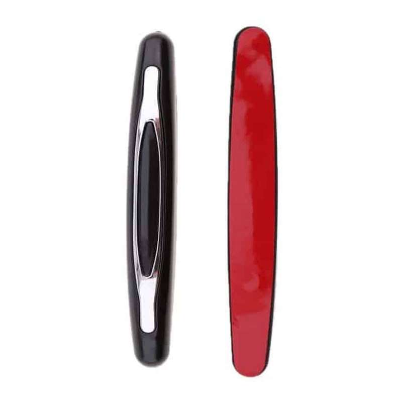 Universal Anti-Scratch Car Door Edge Guard Bumperx4- White+Black Combo