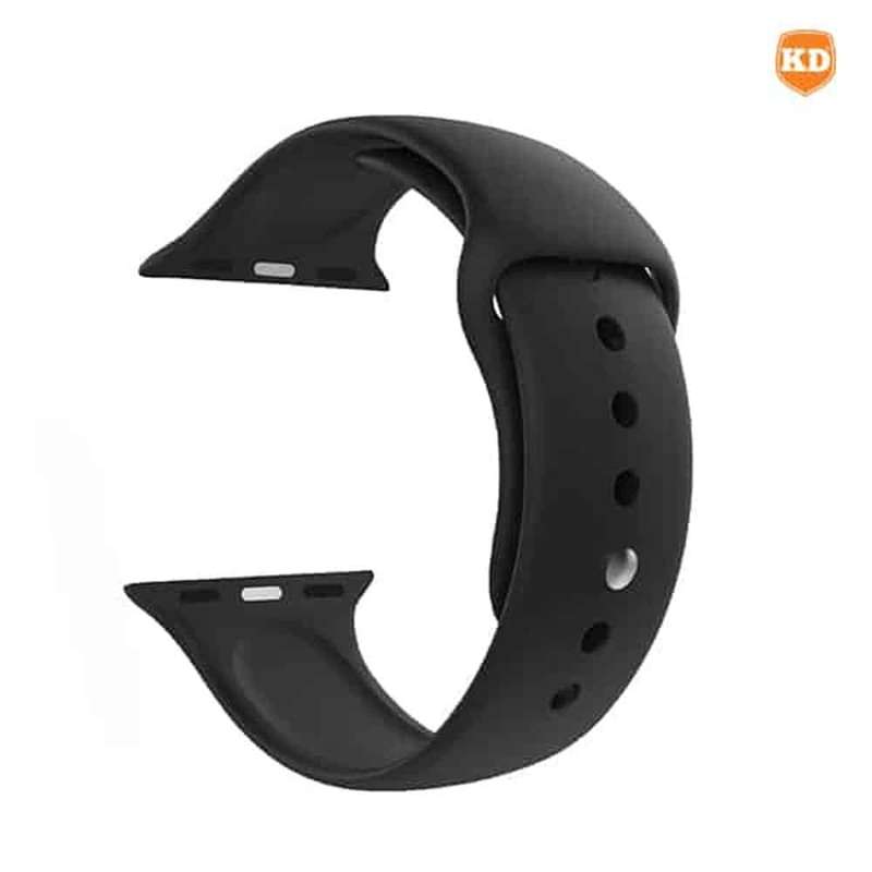 Killer Deals Silicone Strap for 42/44/45/49mm Apple Watch (S/M)- Black and Cheetah Combo