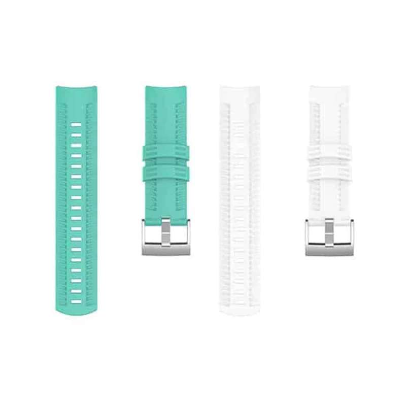 Silicone Strap for Suunto 9 Baro - Frost Blue + White Combo