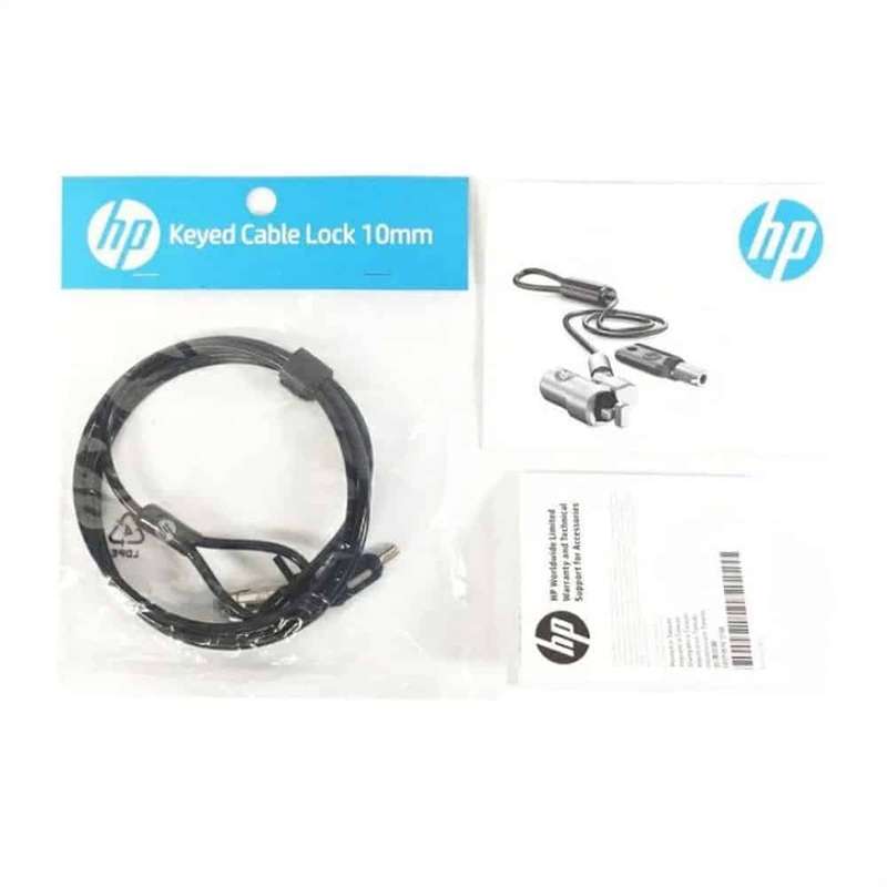 HP Keyed Cable Lock 10mm T1A62AA