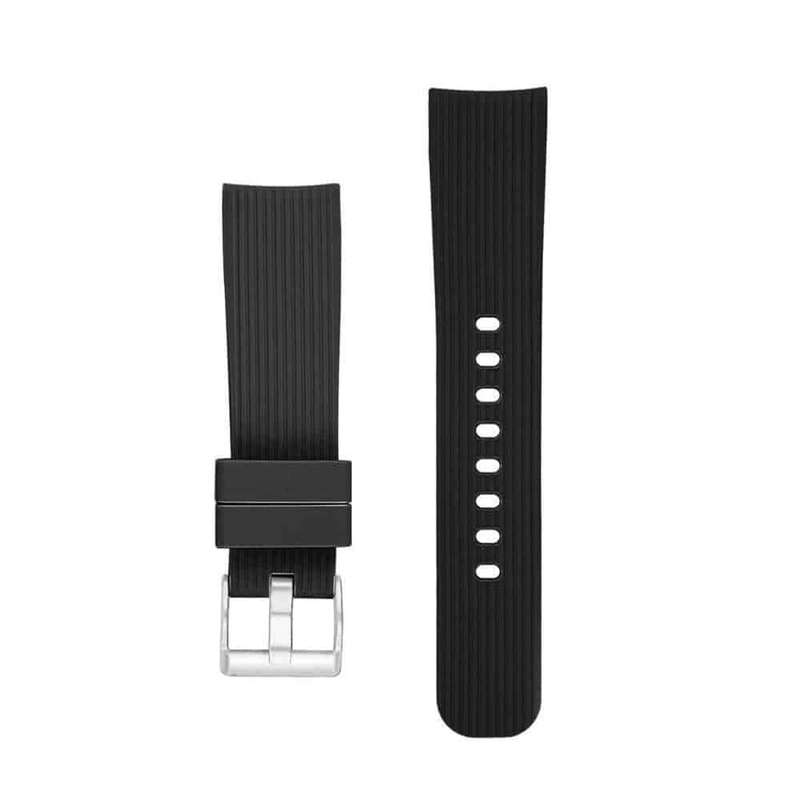 Killer Deals Silicone Strap for SAMSUNG Galaxy 42mm SM-R810 (S/M) -Black