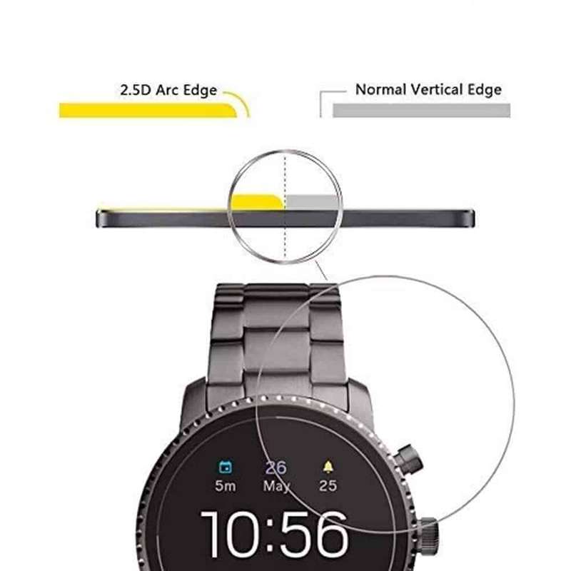 Killer Deals Fossil Gen 5 Carlyle replacement tempered glass screen protector x3 Combo