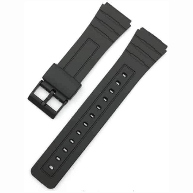 Killer Deals 14mm Universal Watch Silicone Strap Replacement Band- Black