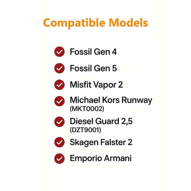 Killer Deals Fossil Gen 5/4/Emporio Armani/Misfit Vapor 2 USB Magnetic Charger