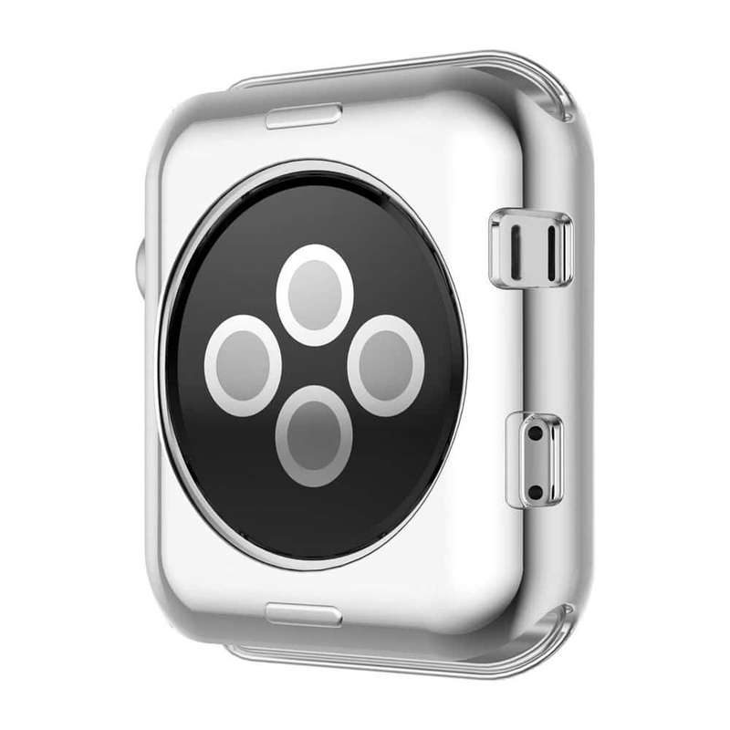 Killer Deals Protective TPU Bumper Case for 42MM Apple iWatch - Silver