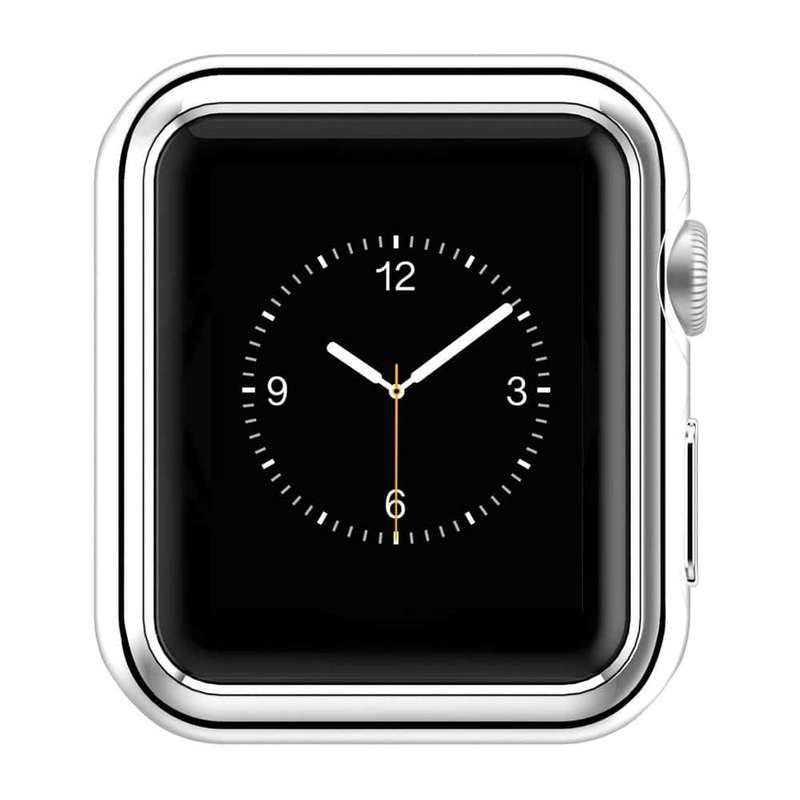 Killer Deals Protective TPU Bumper Case for 42MM Apple iWatch - Silver