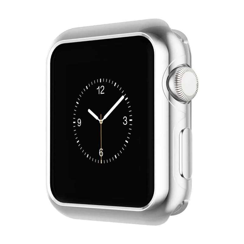 Killer Deals Protective TPU Bumper Case for 42MM Apple iWatch - Silver