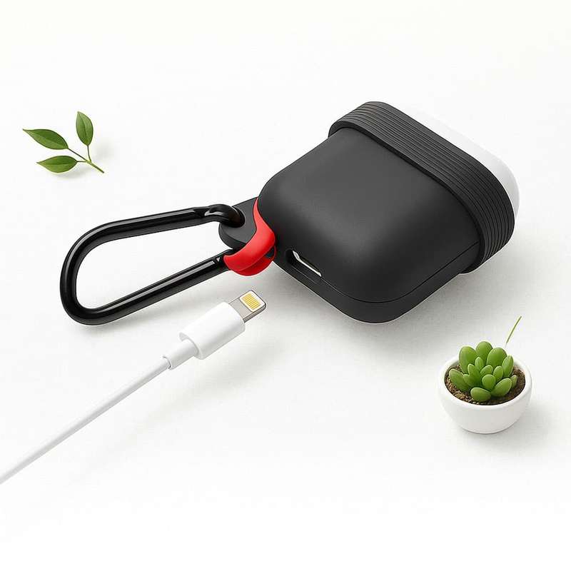 Killer Deals Silicone Protective Case with Anti-Dust Plug for Apple AirPod