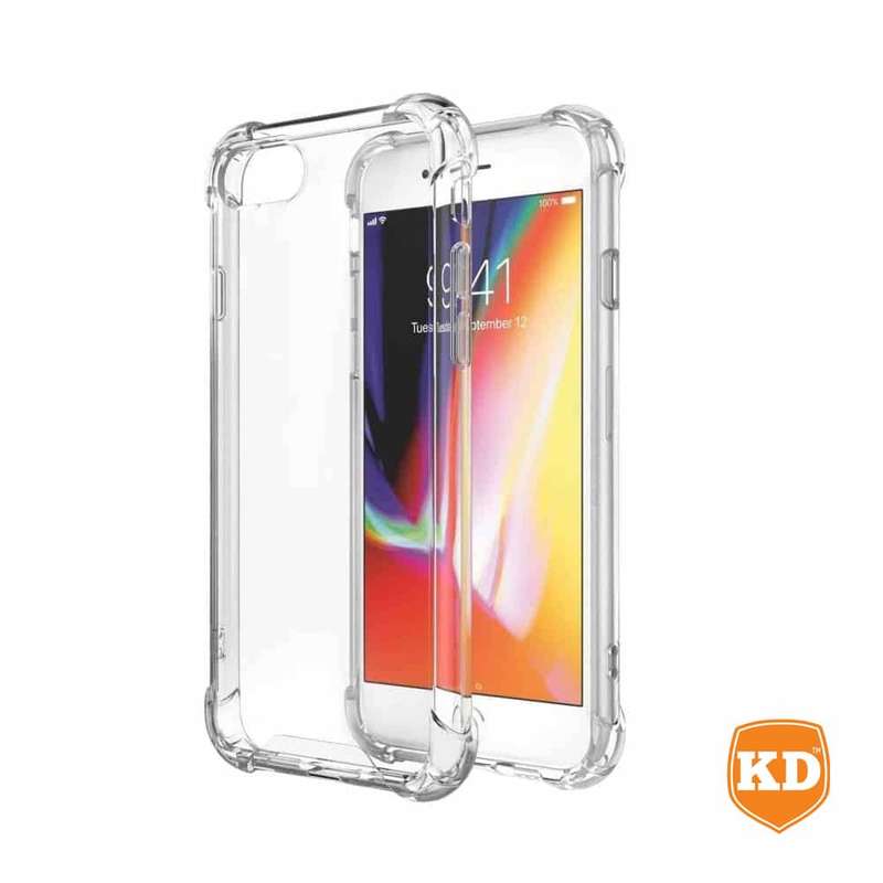 Killer Deals Shockproof Gel Back Cover Phone Case for iPhone 7+ (Clear)