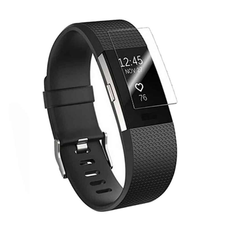 Killer Deals 31mm Scratch-Free TPU Screen Protector Film for Fitbit Charge 2 x2 Combo