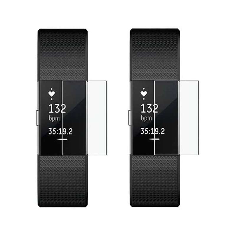 Killer Deals 31mm Scratch-Free TPU Screen Protector Film for Fitbit Charge 2 x2 Combo