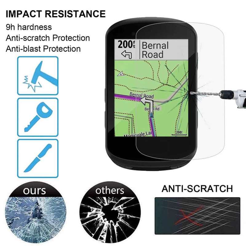 Tempered Glass Screen Protector for Garmin Edge 530/ Edge 830