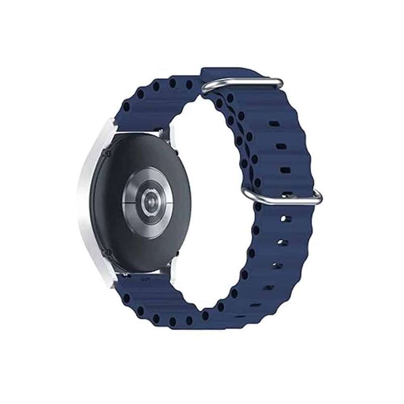 Marine Silicone Strap for 42/44/45/49mm Apple Watch - Frost Blue