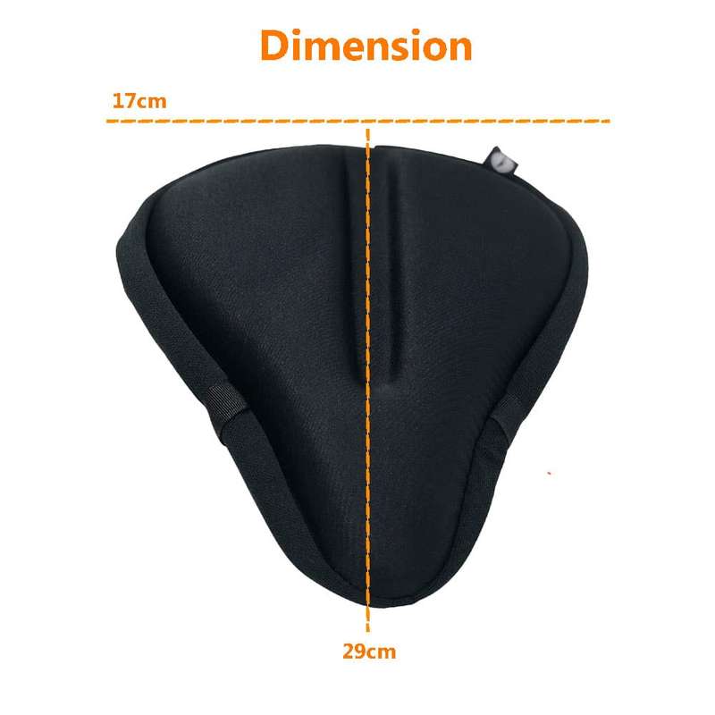 Killer Deals Padded Gel Ergonomic Indoor Outdoor Bike Seat Cushion Cover