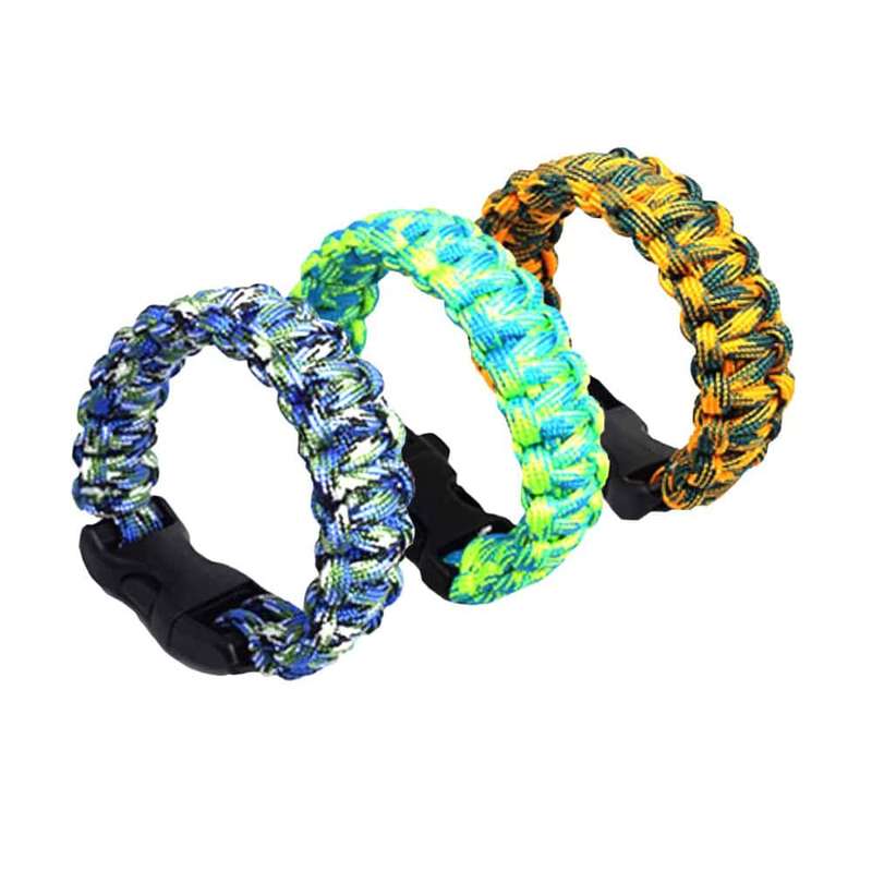 Killer Deals Heavy-Duty Paracord Survival/Safety/Emergency/Outdoor Bracelet-Camo Green