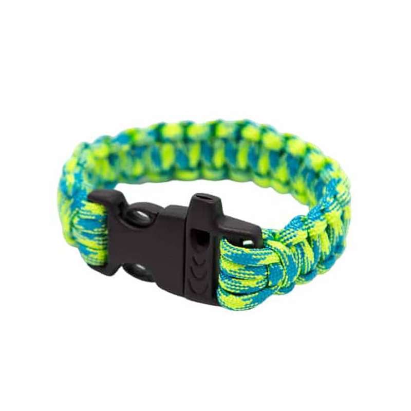 Killer Deals Heavy-Duty Paracord Survival/Safety/Emergency/Outdoor Bracelet-Camo Green
