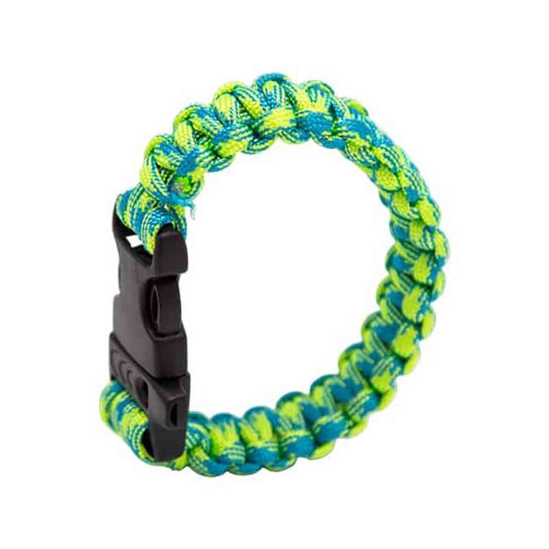 Killer Deals Heavy-Duty Paracord Survival/Safety/Emergency/Outdoor Bracelet-Camo Green