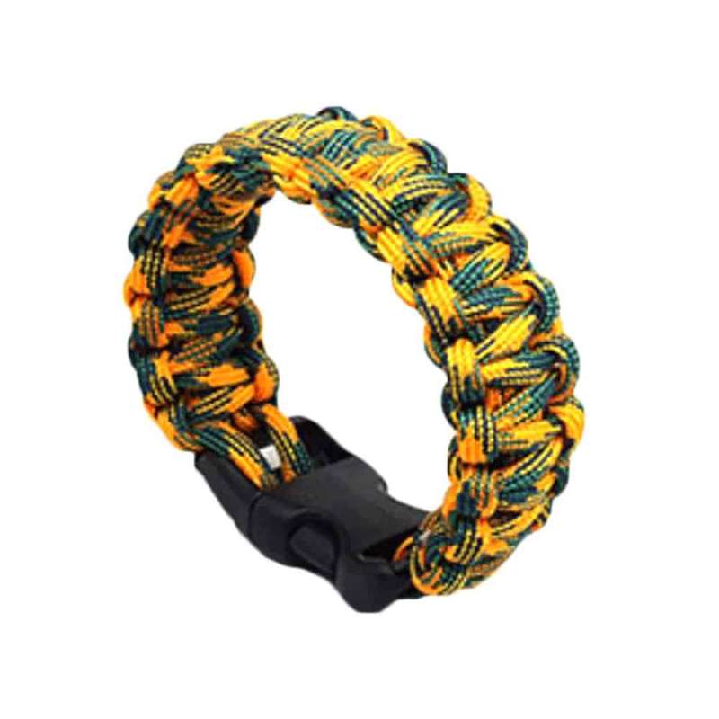 Killer Deals Heavy-Duty Paracord Survival/Safety/Emergency/Outdoor Bracelet-Camo Green