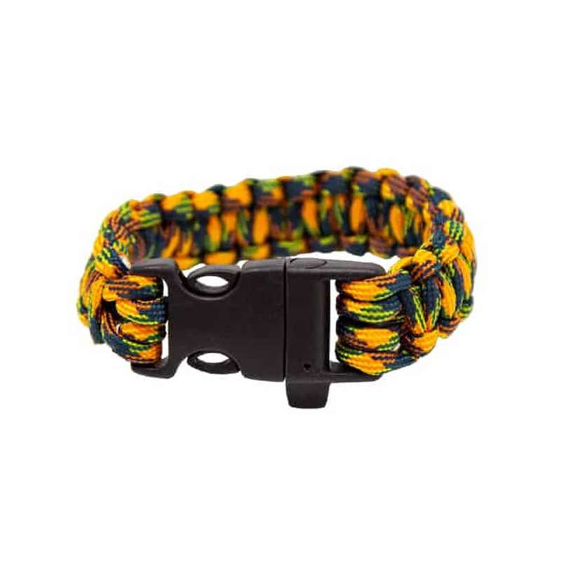 Killer Deals Heavy-Duty Paracord Survival/Safety/Emergency/Outdoor Bracelet-Camo Green
