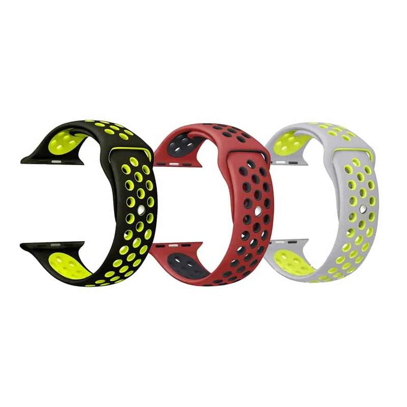 Killer Deals Silicone Strap for 38/40/41mm Apple Watch - 3 for 2 Combo (S/M)