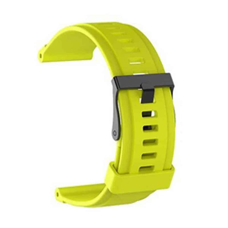 Killer Deals Suunto Traverse Silicone Strap - Black/Yellow Combo