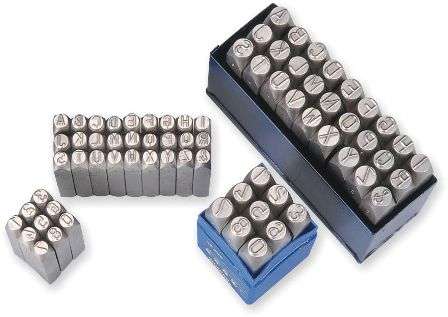 PUNCH GROZ LETTER SET  3MM LP/3