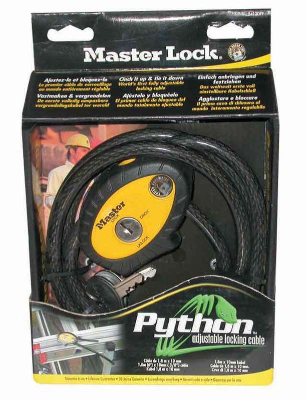 PADLOCK MASTER PYTHON 1.8MX10MM 400010