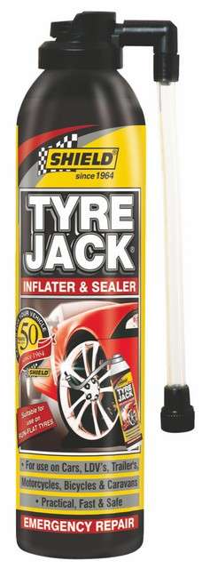 SHIELD TYRE INFLATOR 340ML SH114 (12)